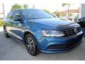 Silk Blue Metallic - Jetta SE Photo No. 2
