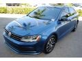 2018 Silk Blue Metallic Volkswagen Jetta SE  photo #4