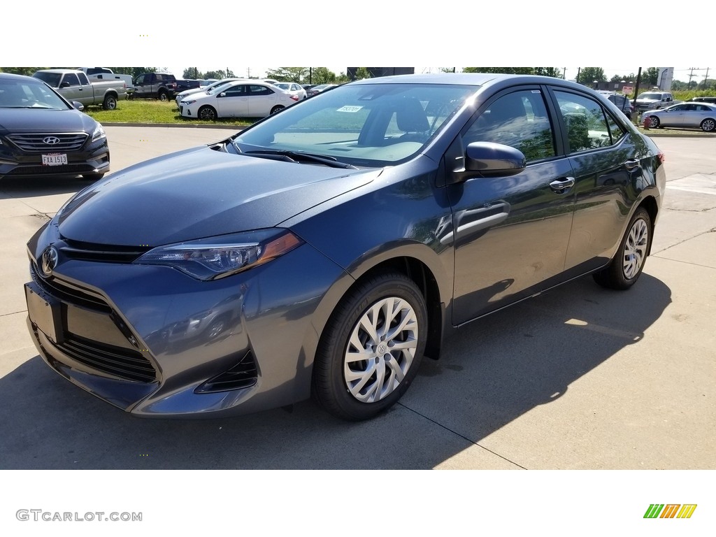 2019 Corolla LE - Slate Metallic / Ash/Dark Gray photo #1