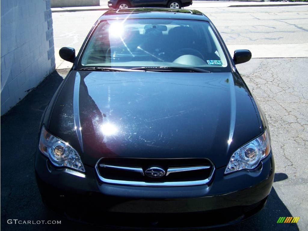 2006 Legacy 2.5i Special Edition Sedan - Obsidian Black Pearl / Off-Black photo #10