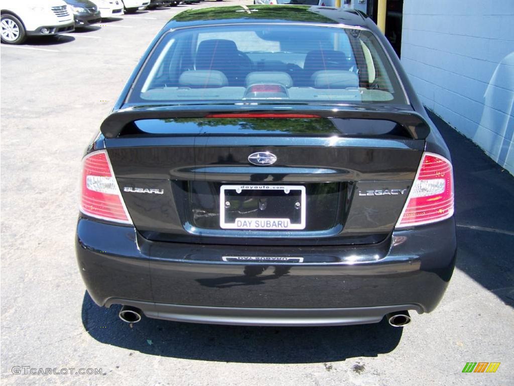 2006 Legacy 2.5i Special Edition Sedan - Obsidian Black Pearl / Off-Black photo #11