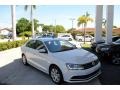 2017 White Silver Volkswagen Jetta S  photo #1