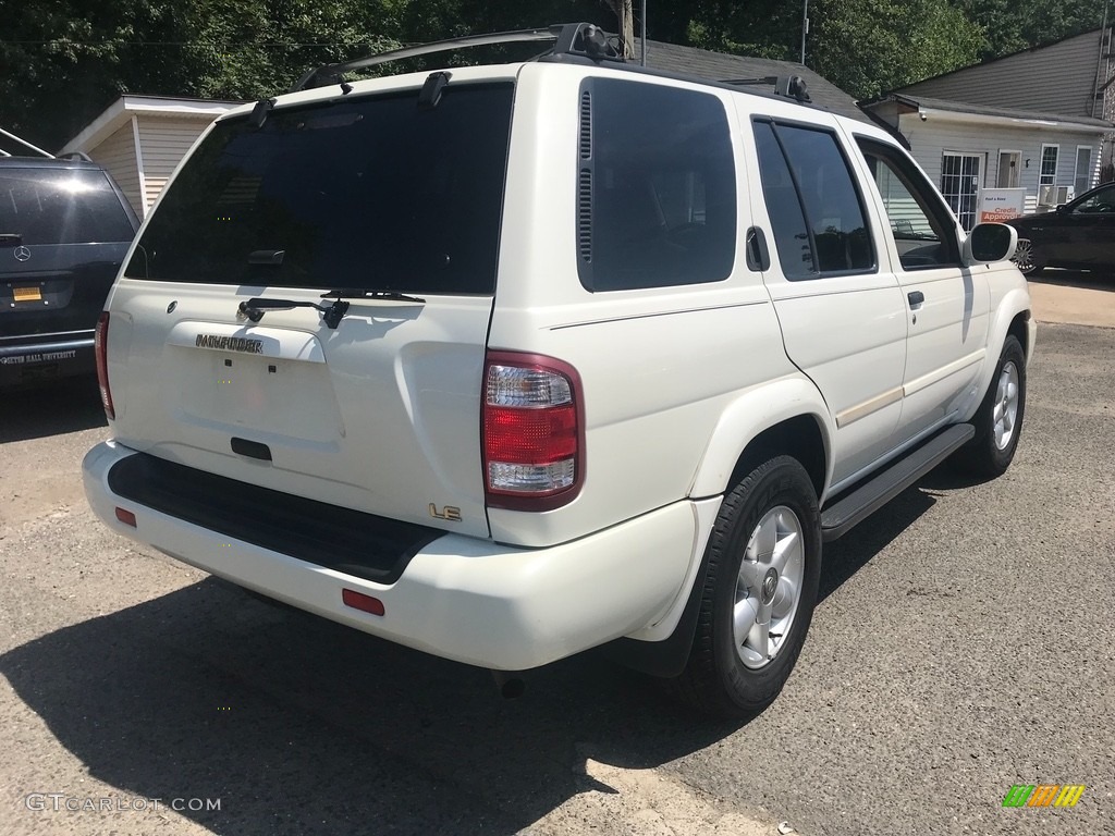 2000 Pathfinder SE 4x4 - Cloud White / Parchment photo #6