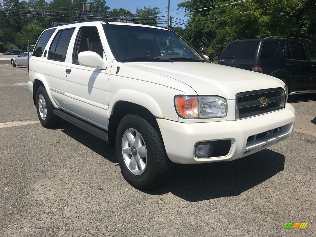 2000 Pathfinder SE 4x4 - Cloud White / Parchment photo #8