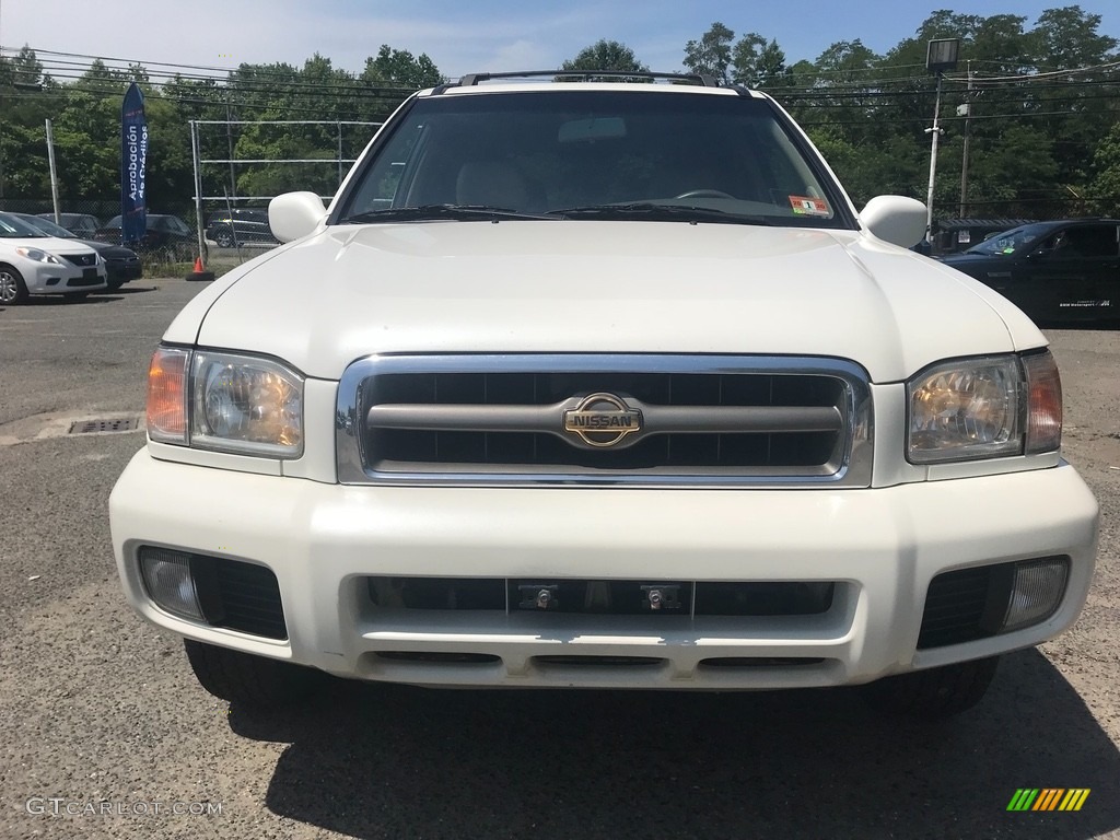 2000 Pathfinder SE 4x4 - Cloud White / Parchment photo #9