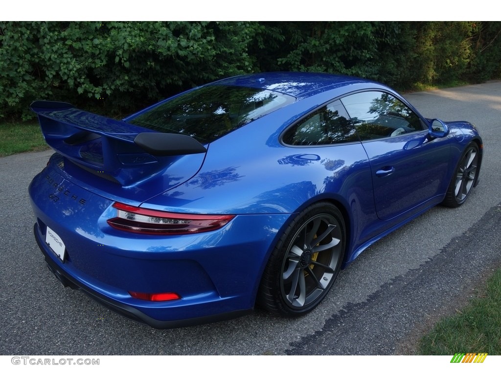 2018 911 GT3 - Sapphire Blue Metallic / Black w/Alcantara photo #6