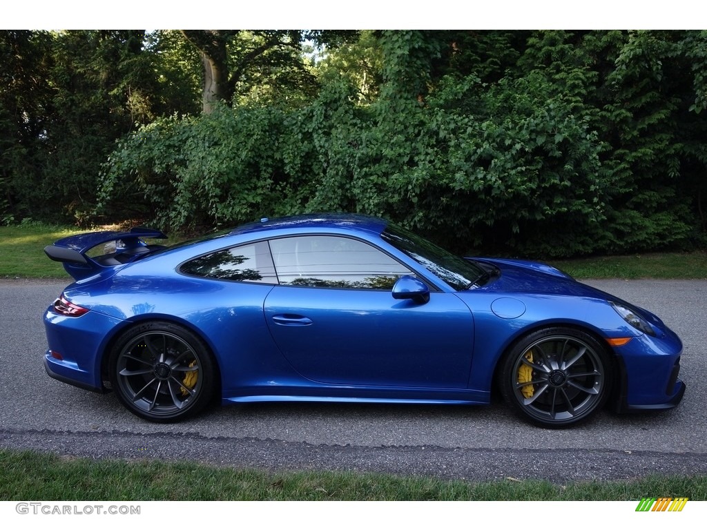 Sapphire Blue Metallic 2018 Porsche 911 GT3 Exterior Photo #128256449