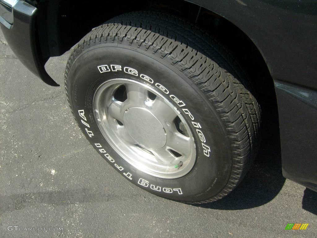 2003 Sierra 1500 SLT Extended Cab 4x4 - Carbon Metallic / Neutral photo #9