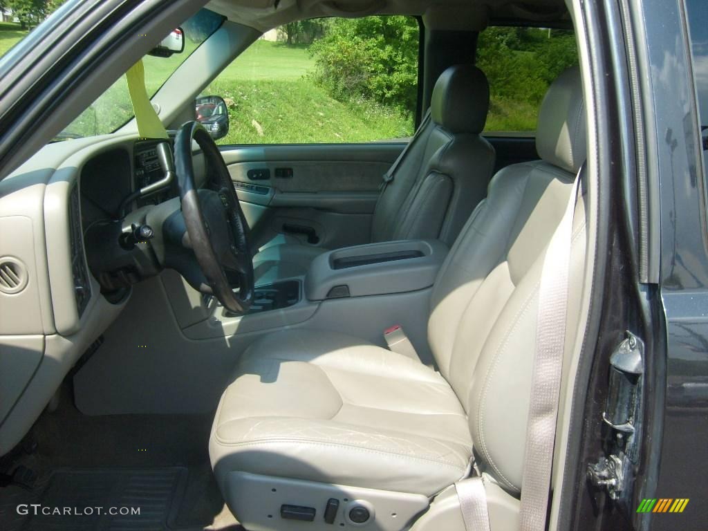 2003 Sierra 1500 SLT Extended Cab 4x4 - Carbon Metallic / Neutral photo #10