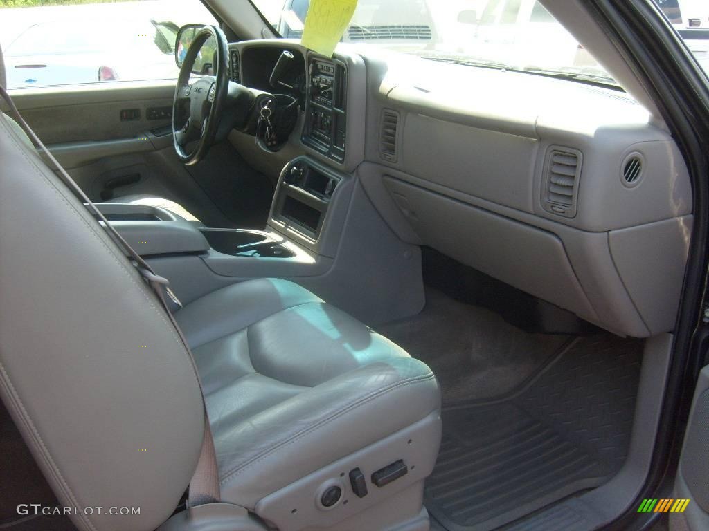 2003 Sierra 1500 SLT Extended Cab 4x4 - Carbon Metallic / Neutral photo #17
