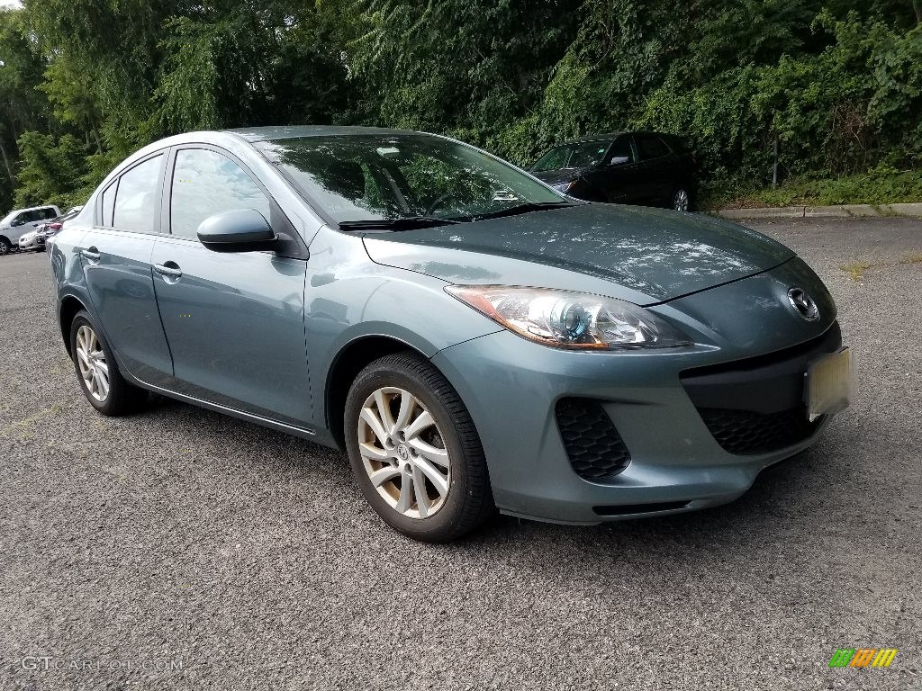 2012 MAZDA3 i Touring 4 Door - Dolphin Gray Mica / Black photo #1