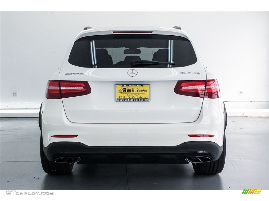 2018 GLC AMG 43 4Matic - Polar White / Black photo #4