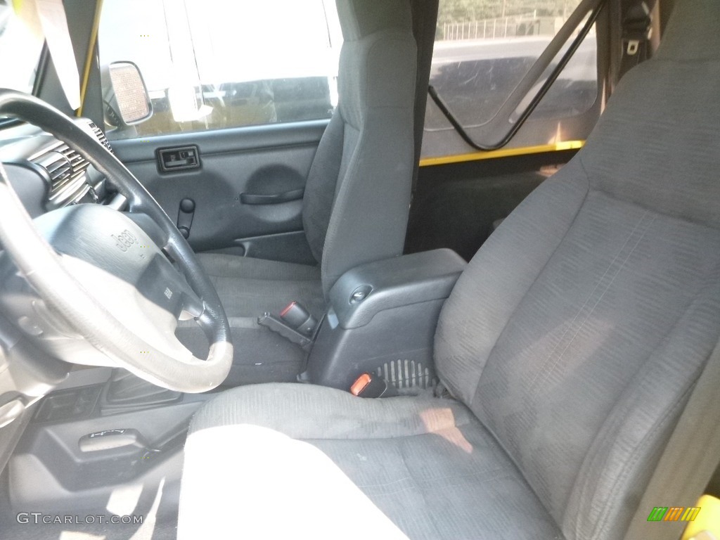 2004 Wrangler X 4x4 - Solar Yellow / Dark Slate Gray photo #15