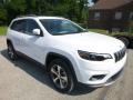 2019 Bright White Jeep Cherokee Limited 4x4  photo #7