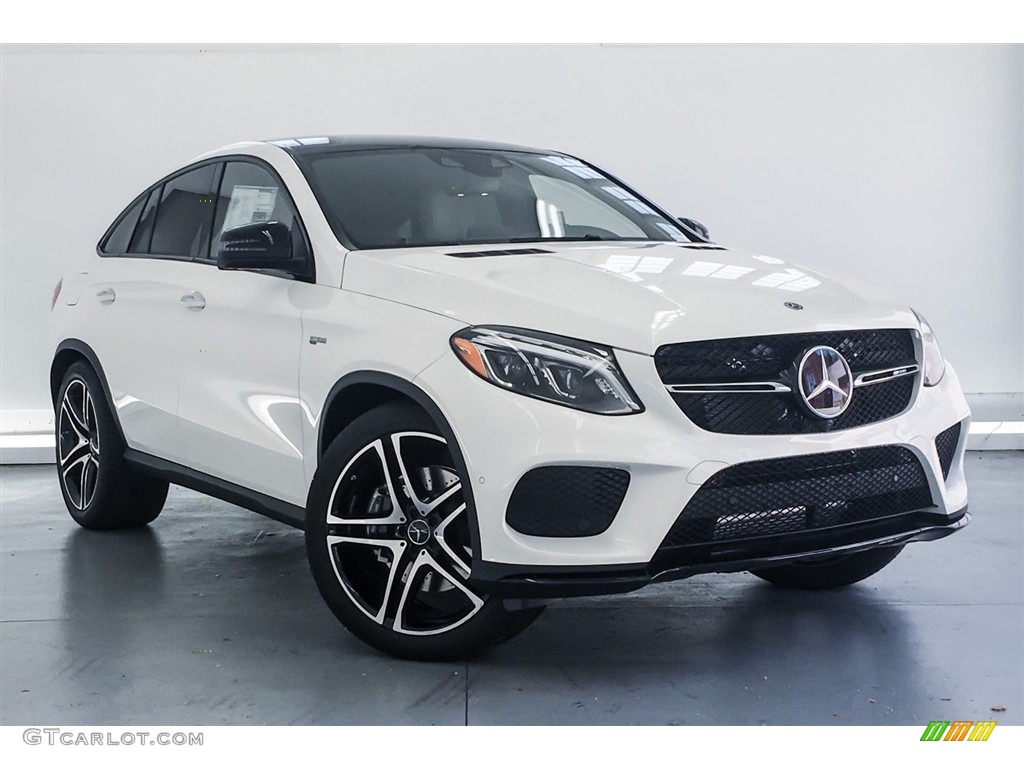 designo Diamond White Metallic 2018 Mercedes-Benz GLE 43 AMG 4Matic Coupe Exterior Photo #128263049