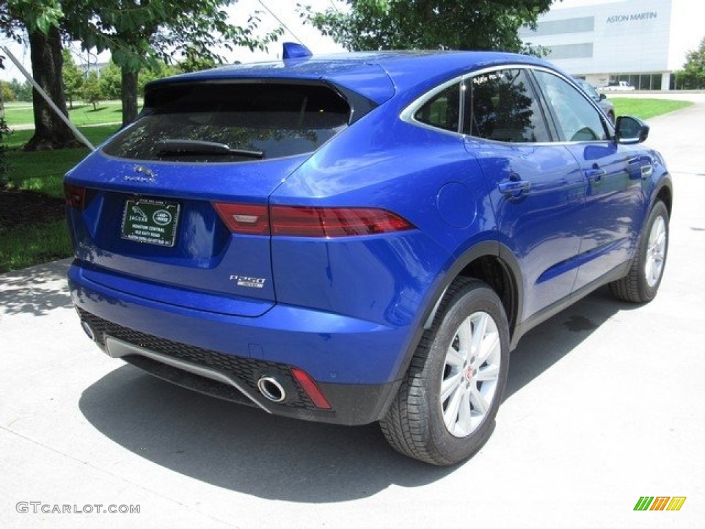 2018 E-PACE S - Caesium Blue Metallic / Ebony/Ebony photo #7