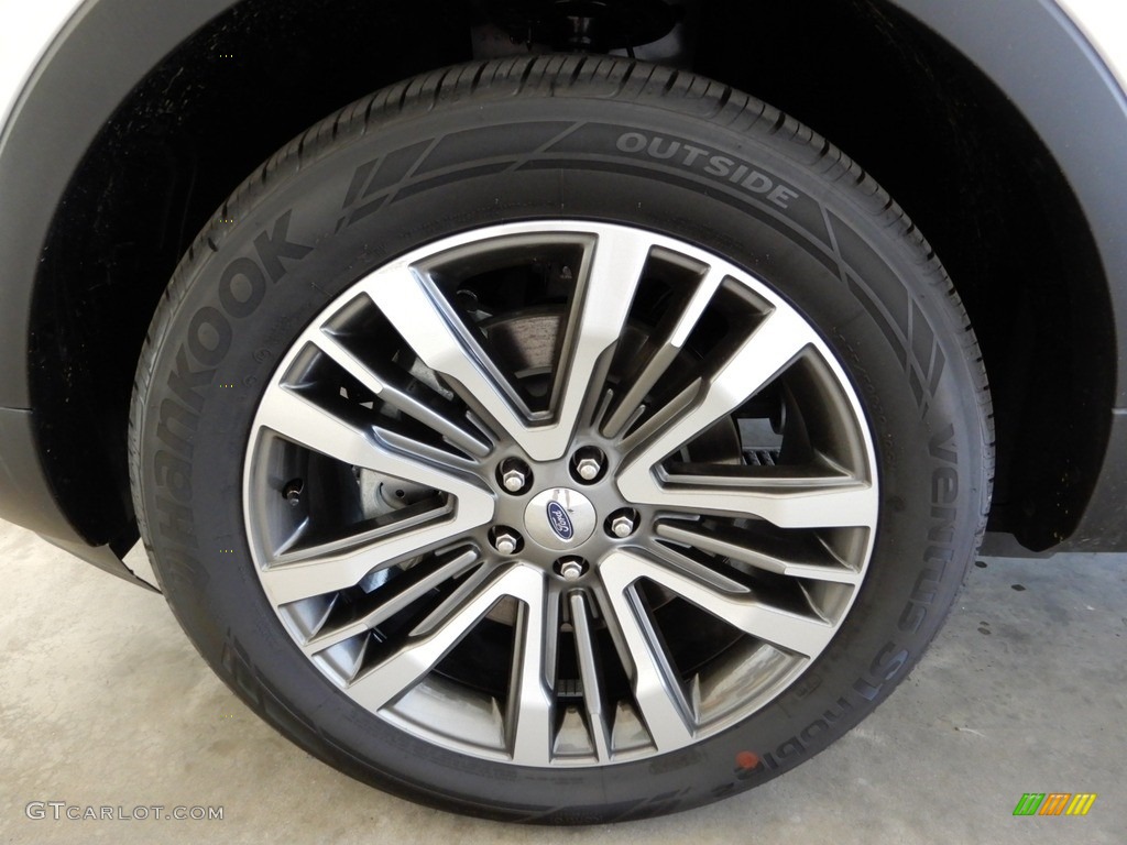 2018 Explorer Platinum 4WD - White Platinum / Ebony Black photo #6