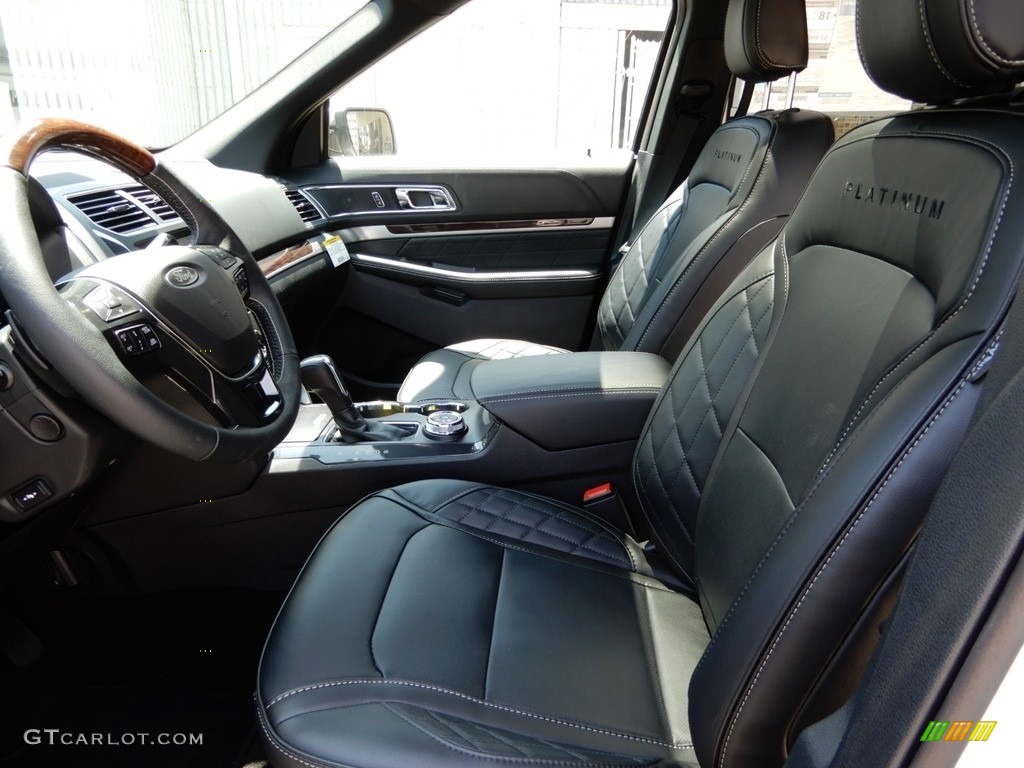 2018 Explorer Platinum 4WD - White Platinum / Ebony Black photo #7