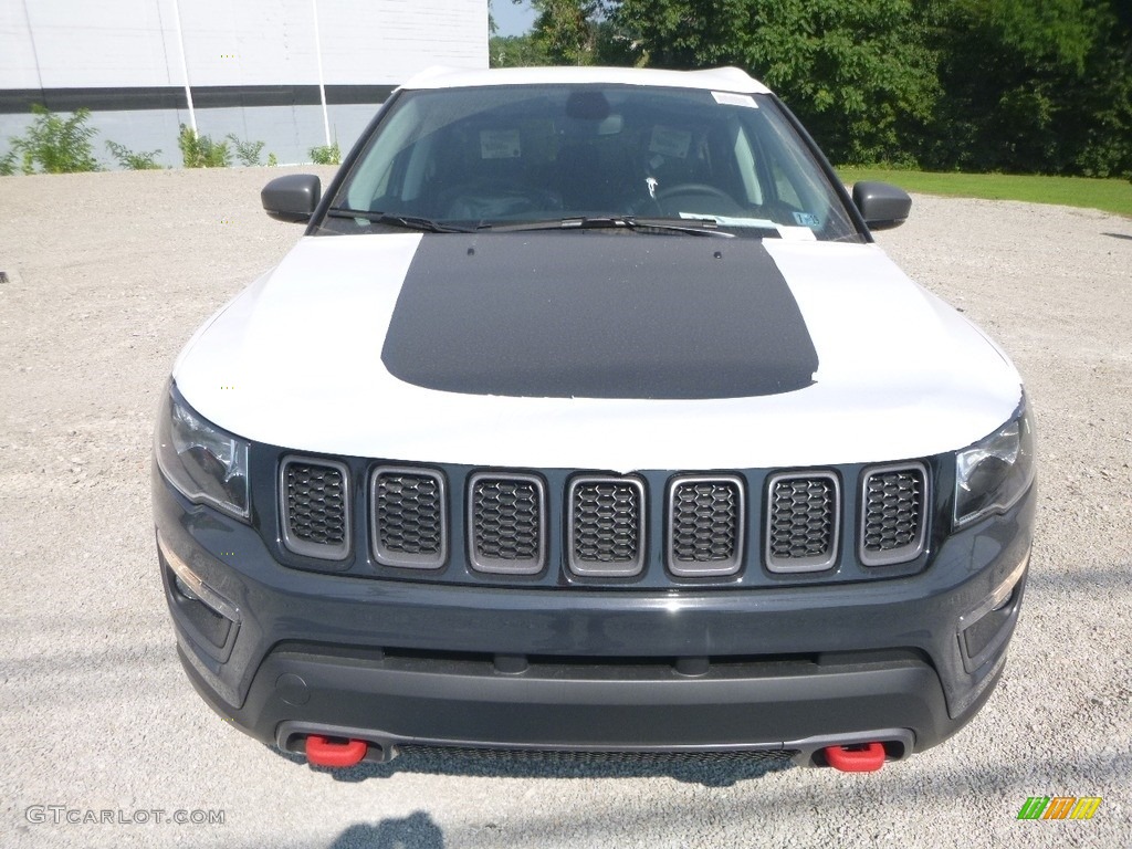 2018 Compass Trailhawk 4x4 - Rhino / Black/Ruby Red photo #8