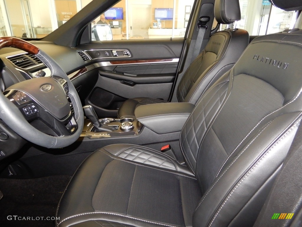 2018 Explorer Platinum 4WD - White Platinum / Ebony Black photo #7