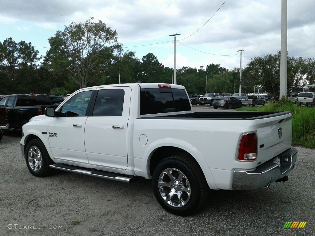 2018 1500 Laramie Crew Cab - Bright White / Black photo #3
