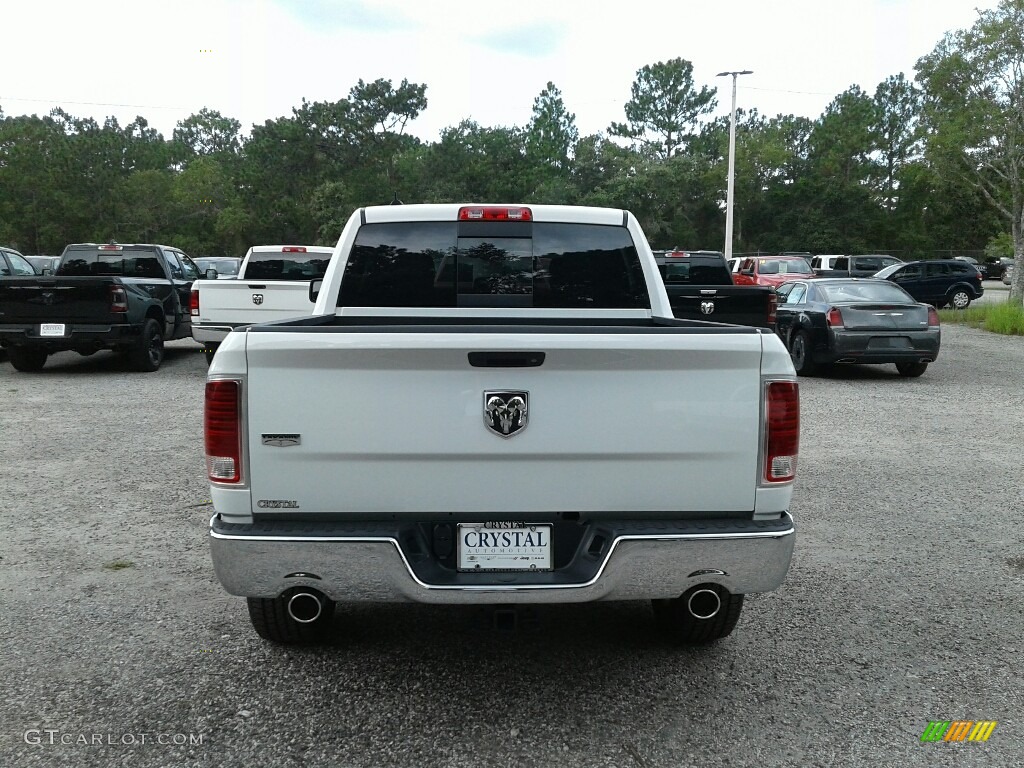 2018 1500 Laramie Crew Cab - Bright White / Black photo #4