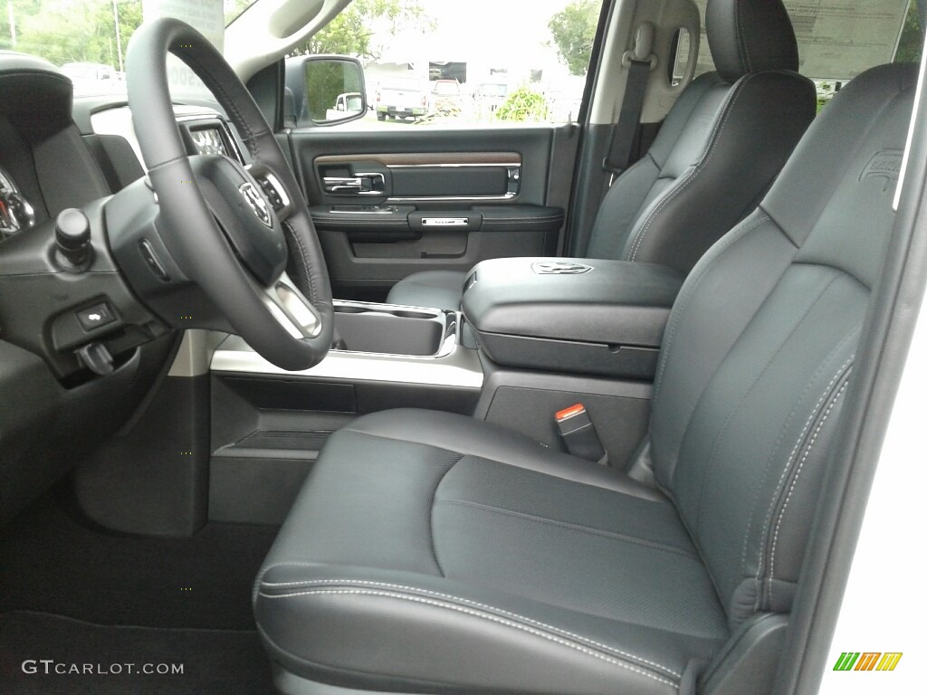 2018 1500 Laramie Crew Cab - Bright White / Black photo #10