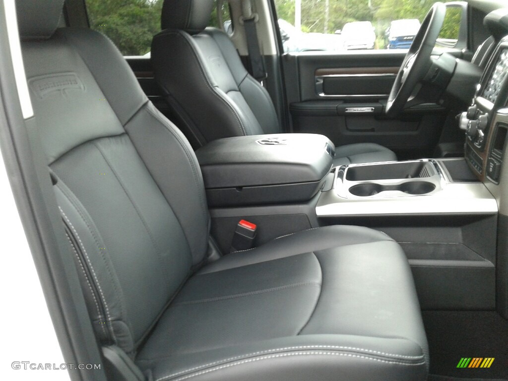 2018 1500 Laramie Crew Cab - Bright White / Black photo #13