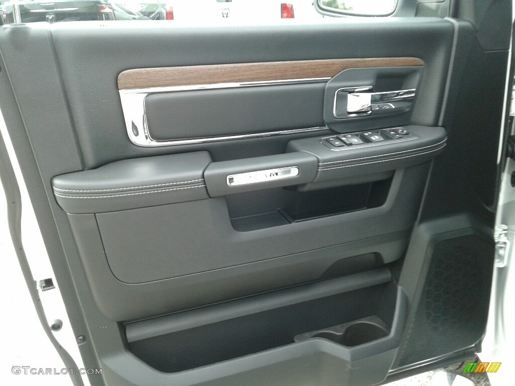 2018 1500 Laramie Crew Cab - Bright White / Black photo #18