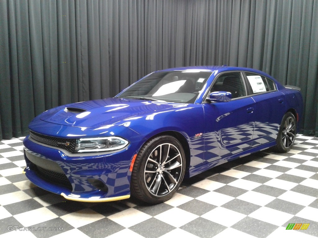 2018 Charger R/T Scat Pack - IndiGo Blue / Black photo #2