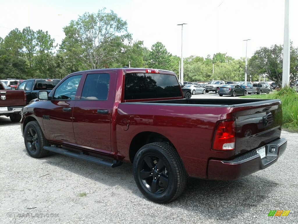 2018 1500 Express Crew Cab - Delmonico Red Pearl / Black/Diesel Gray photo #3