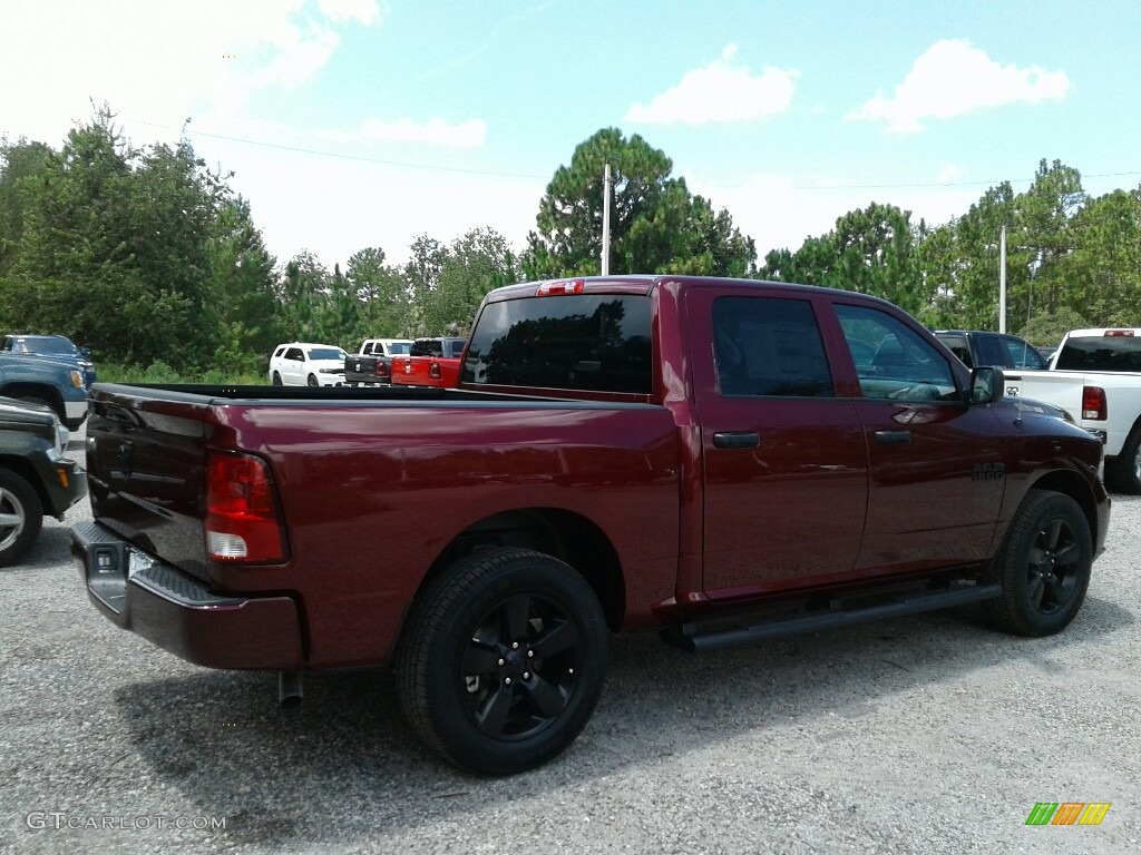 2018 1500 Express Crew Cab - Delmonico Red Pearl / Black/Diesel Gray photo #5