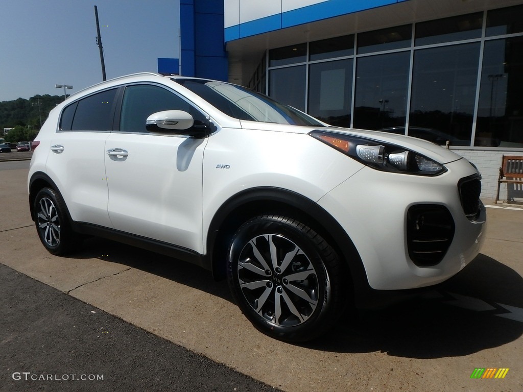 Clear White 2019 Kia Sportage EX AWD Exterior Photo #128270978