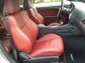 2018 Dodge Challenger Black/Demonic Red Interior Front Seat Photo