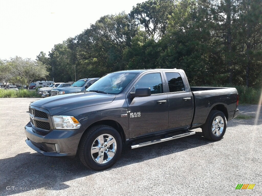 2018 1500 Express Quad Cab - Granite Crystal Metallic / Black/Diesel Gray photo #1