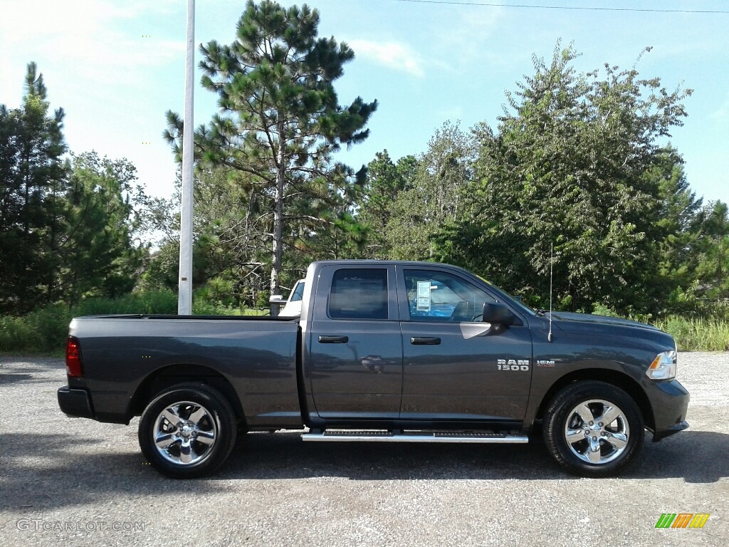 2018 1500 Express Quad Cab - Granite Crystal Metallic / Black/Diesel Gray photo #6