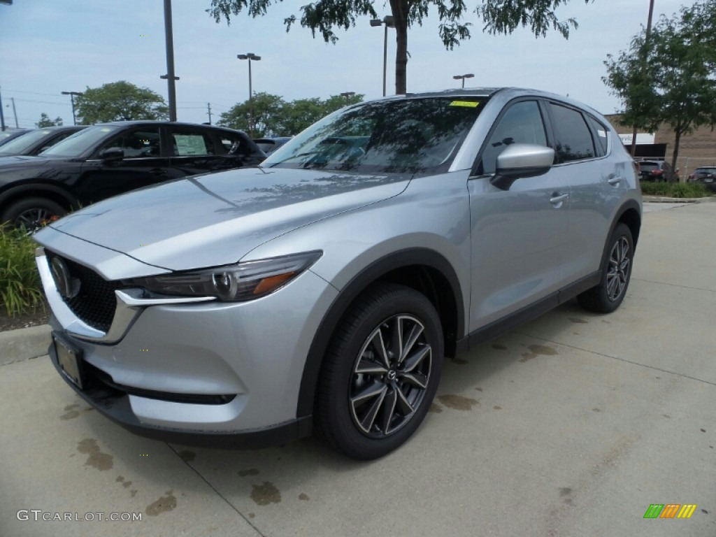 2018 CX-5 Grand Touring AWD - Sonic Silver Metallic / Black photo #1