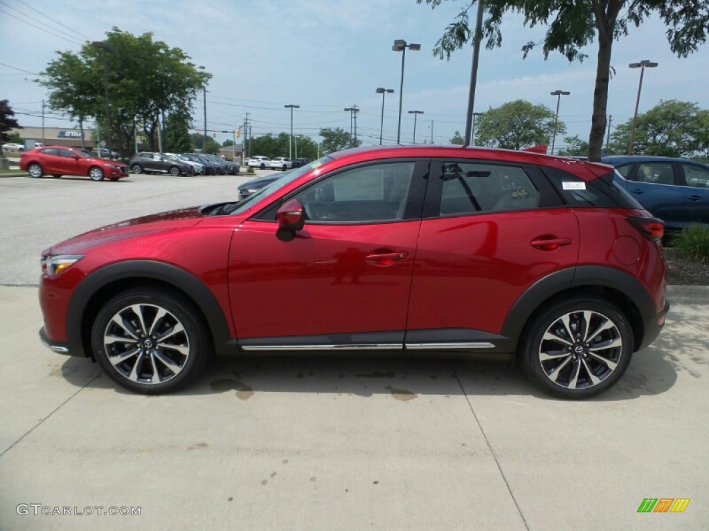 Soul Red Metallic 2019 Mazda CX-3 Grand Touring AWD Exterior Photo #128275735