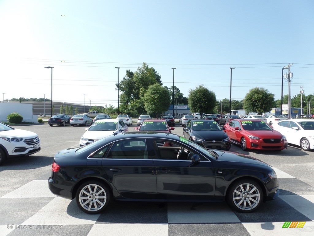 2012 A4 2.0T quattro Sedan - Moonlight Blue Metallic / Cardamom Beige photo #3