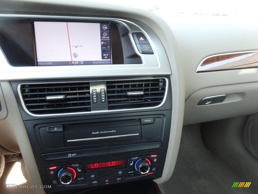 2012 A4 2.0T quattro Sedan - Moonlight Blue Metallic / Cardamom Beige photo #17