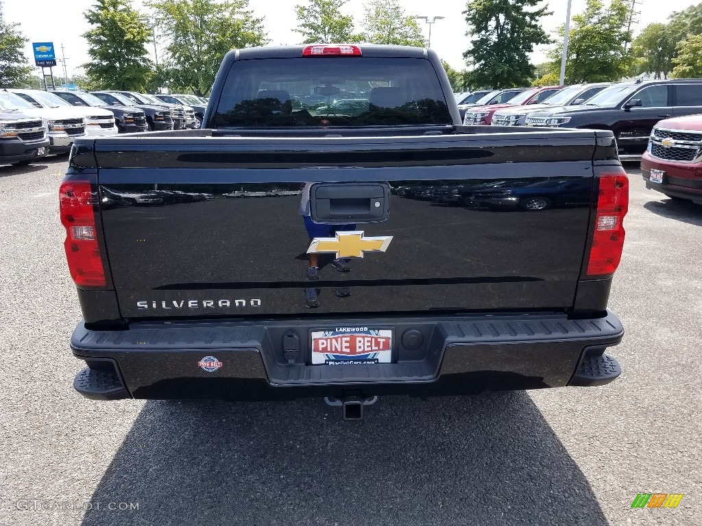 2018 Silverado 1500 Custom Double Cab - Black / Dark Ash/Jet Black photo #5