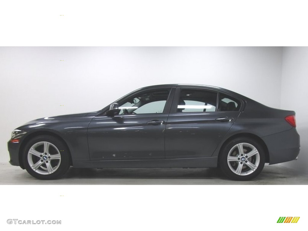 2015 3 Series 328i xDrive Sedan - Mineral Grey Metallic / Black photo #2
