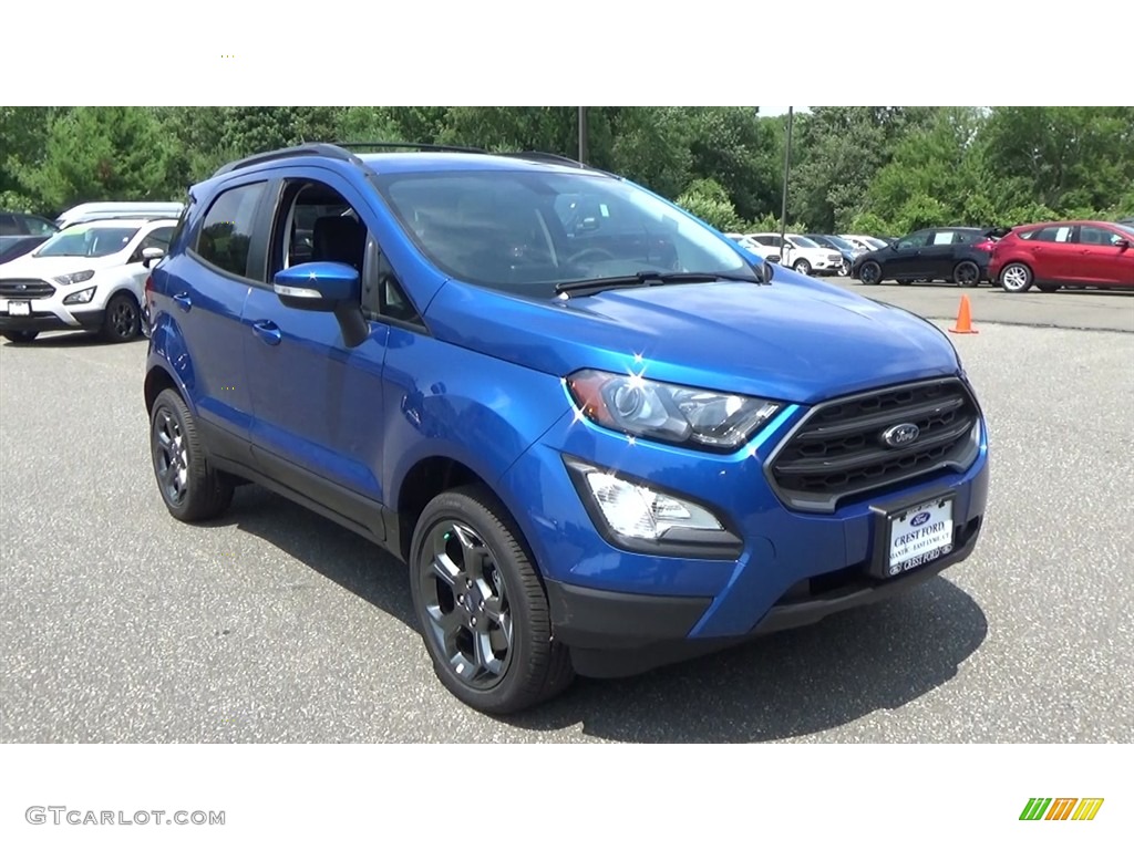 2018 EcoSport SES 4WD - Blue Candy / Ebony Black/Copper photo #1