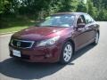 2008 Basque Red Pearl Honda Accord EX-L V6 Sedan  photo #7