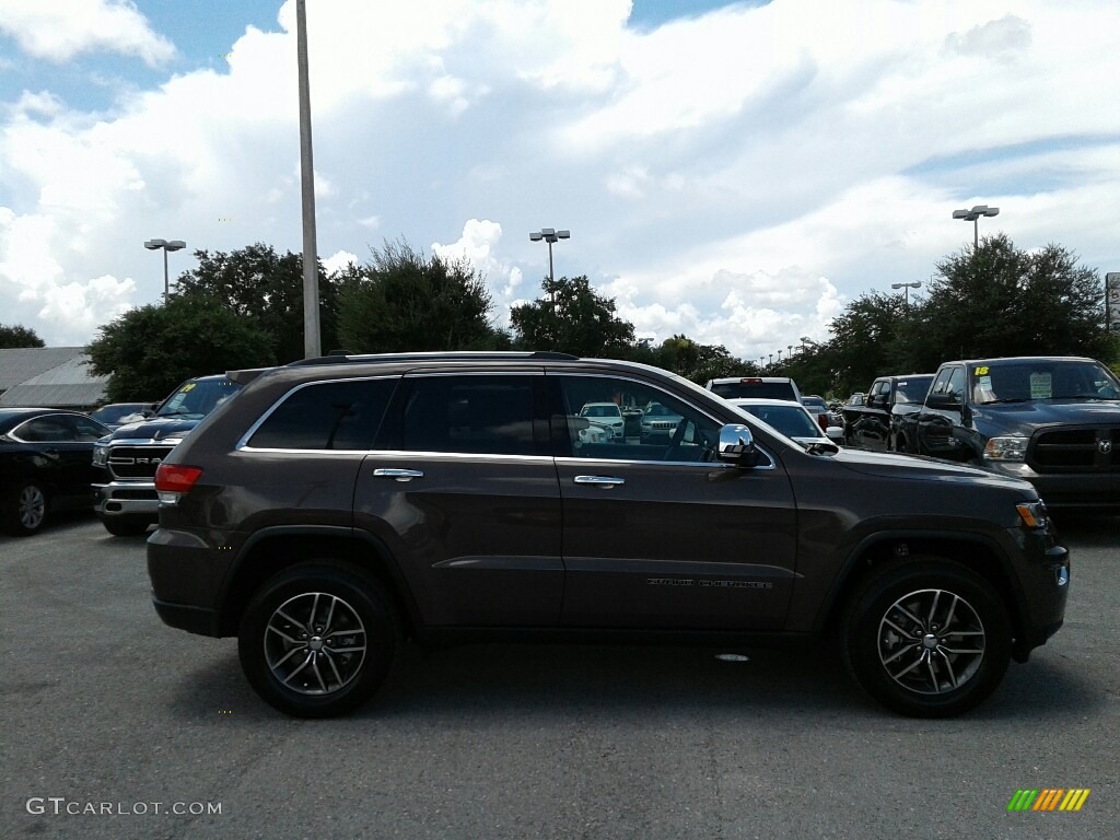 2018 Grand Cherokee Limited 4x4 - Walnut Brown Metallic / Brown/Light Frost Beige photo #6