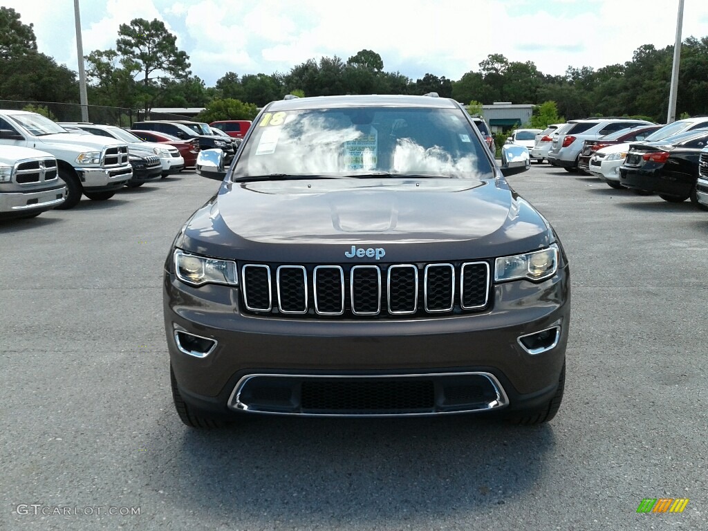 2018 Grand Cherokee Limited 4x4 - Walnut Brown Metallic / Brown/Light Frost Beige photo #8