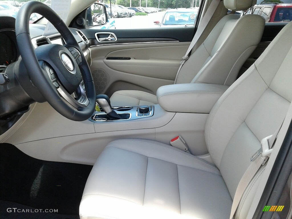 Brown/Light Frost Beige Interior 2018 Jeep Grand Cherokee Limited 4x4 Photo #128286934
