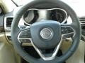 2018 Jeep Grand Cherokee Brown/Light Frost Beige Interior Steering Wheel Photo