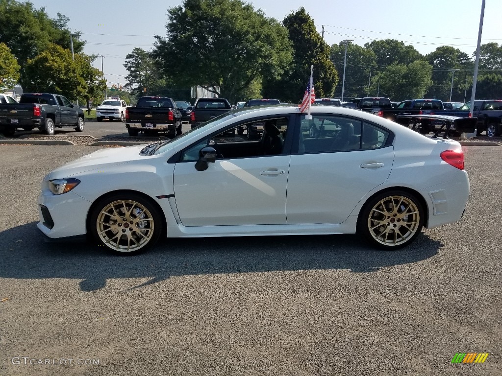 Crystal White Pearl 2018 Subaru WRX STI Type RA Exterior Photo #128288062