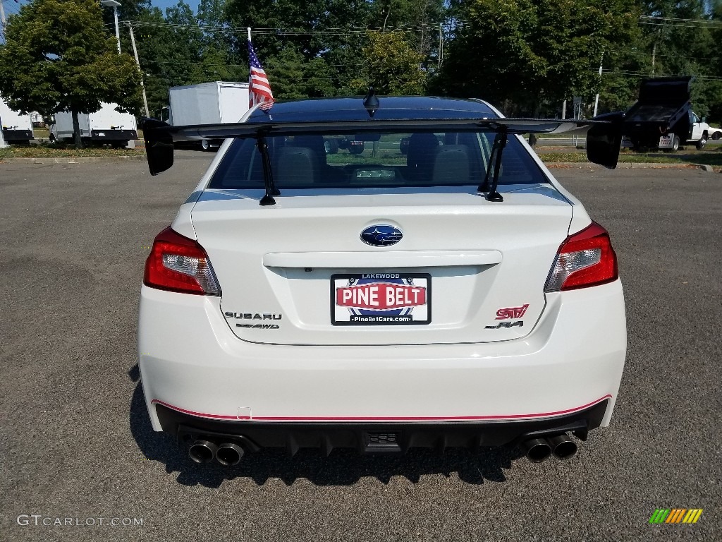 2018 WRX STI Type RA - Crystal White Pearl / Carbon Black photo #6